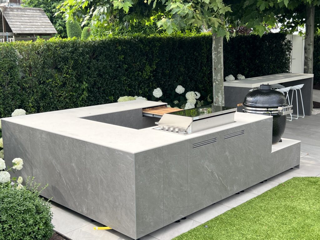 BBQtion Outdoorküche U-Form Keramik