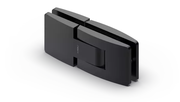 Pendeltürscharnier für Glastüren schwarz matt